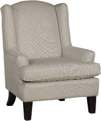 Linen Wingback Chair - Andrea