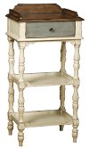 Colbert White/Gray Accent Table