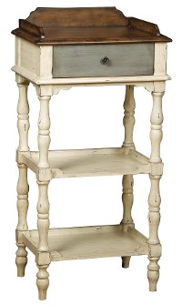 Colbert White/Gray Accent Table