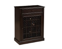 Dark Wood Wine Cabinet