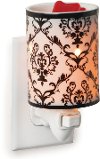 PIDP/PLUGIN/WARMER Black and White Damask Pluggable Fragrance Warmer - Candle Warmers
