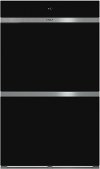 DO30CM/B Wolf 30 Inch Contemporary Double Wall Oven - 10.2 cu. ft., Black