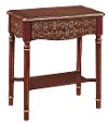 Red and Gold Accent Table
