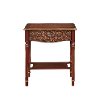 Red and Gold Accent Table-3