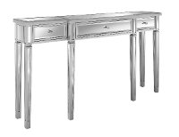 Mirrored Three-Drawer Console-2