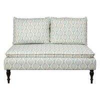 Marcella Cream/Blue Banquette
