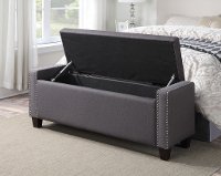 Slate Storage Bed Bench-3