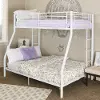 BTODWH White Metal Twin-over-Full Bunk Bed - Walker Edison