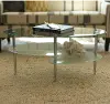 C38B4 Multi-Level Clear Glass Top Coffee Table - Walker Edison
