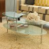 Multi-Level Clear Glass Top Coffee Table-2