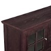 Espresso Wood Table TV Stand (52 Inch)-2
