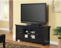 Black Wood TV Stand (52 Inch)