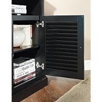 Black Corner TV Stand (52 Inch)-2