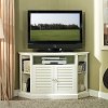 White Corner TV Stand (52 Inch)