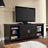 W70C25SDBL Black TV Stand with Sliding Door (70 Inch)