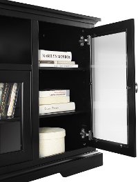 Black TV Stand (70 Inch)-2