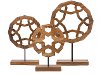 Clearance 16 Inch Mango Wood Carved Sculpture On Stand