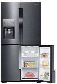 RF23J9011SG Samsung Counter Depth French Door Refrigerator with FlexZone - 22.5 cu. ft., 36 Inch Black Stainless Steel-4