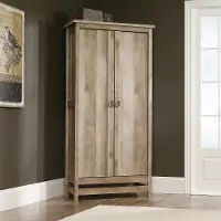 Cannery Bridge Rustic Oak Storage Cabinet