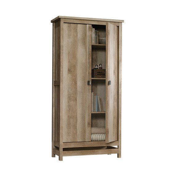 Rustic Oak Storage Cabinet - Cannery Bridge-2