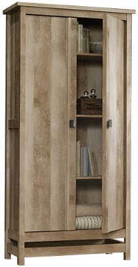 Rustic Oak Storage Cabinet - Cannery Bridge-2