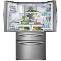 RF28JBEDBSR Samsung 27.8 cu. ft. 4 Door French Door Refrigerator with FoodShowcase - 36 Inch Stainless Steel-3
