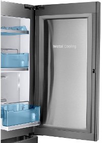 RF28JBEDBSR Samsung 27.8 cu. ft. 4 Door French Door Refrigerator with FoodShowcase - 36 Inch Stainless Steel-7