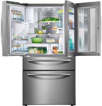 RF28JBEDBSR Samsung 27.8 cu. ft. 4 Door French Door Refrigerator with FoodShowcase - 36 Inch Stainless Steel-8