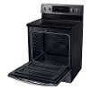 NE59J7850WG Samsung Double Oven Electric Range - 5.7 cu. ft. Black Stainless Steel-2
