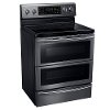 NE59J7850WG Samsung Double Oven Electric Range - 5.7 cu. ft. Black Stainless Steel-3