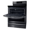 NE59J7850WG Samsung Double Oven Electric Range - 5.7 cu. ft. Black Stainless Steel-5