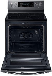 NE59J7850WG Samsung Double Oven Electric Range - 5.7 cu. ft. Black Stainless Steel-6