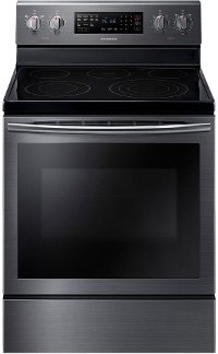 NE59J7630SG Samsung Slide-in Electric Range with True Convection - 5.9 cu. ft. Black Stainless Steel
