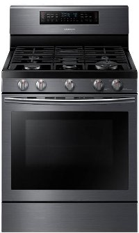 NX58J7750SG Samsung Freestanding Gas Range - Black Stainless Steel