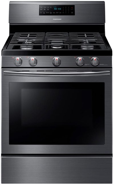 NX58J5600SG Samsung Gas Range - 5.8 cu. ft. Black Stainless Steel