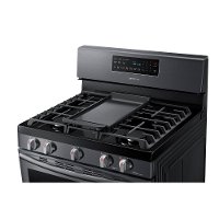 NX58J5600SG Samsung Gas Range with Stovetop Griddle - 5.8 cu. ft. Black Stainless Steel-2