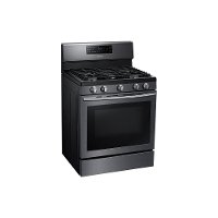 NX58J5600SG Samsung Gas Range with Stovetop Griddle - 5.8 cu. ft. Black Stainless Steel-3