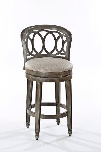 5638-826 Gold Metallic Swivel Counter Stool - Adelyn