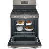 JGB660EEJES GE Gas Range with Edge-to-Edge Cooktop - 5.0 cu. ft. Slate-3