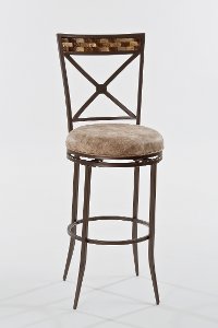 5594-826 Brown Swivel Counter Height Stool - Compton