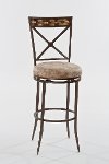 5594-830F Brown Swivel Bar Stool - Compton