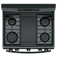 JGB860DEJBB GE Double Oven Gas Range - 6.8 cu. ft. Black-3