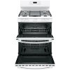 JGB860DEJWW GE 6.8 cu. ft. Double-Oven Gas Range - White-4