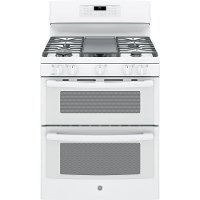 JGB860DEJWW GE Double Oven Gas Range - 6.8 cu. ft. White-8