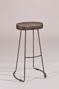 5720-830 Distressed Black Bar Stool - Hobbs