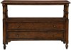 Gressitt Brown Cherry 2 Drawer Bookcase Entry Table