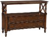 Gressitt Brown Cherry 2 Drawer Bookcase Entry Table-2