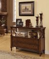 Gressitt Brown Cherry 2 Drawer Bookcase Entry Table-3