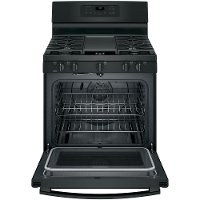 JGB700DEJBB GE Gas Range with Integrated Non-Stick Griddle - 5.0 cu. ft. Black-3