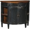 Black Demilune Cocktail Console - Aries